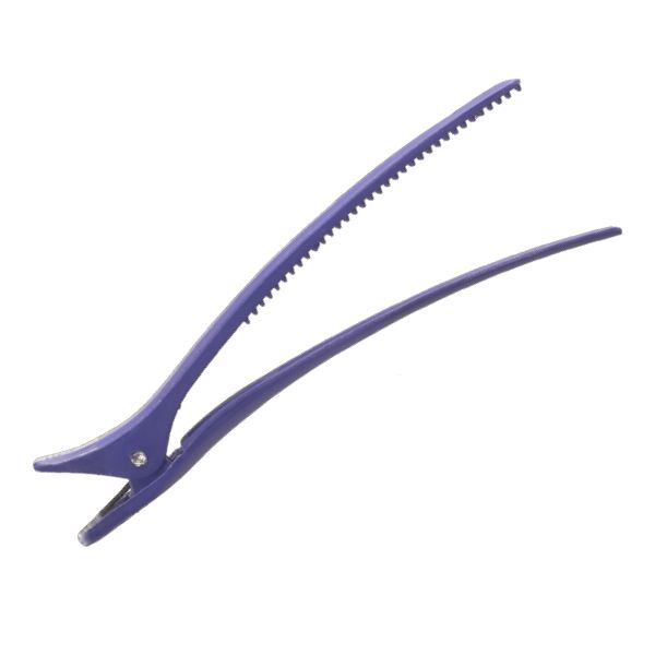 ヘアクリップ 6本入り パープル